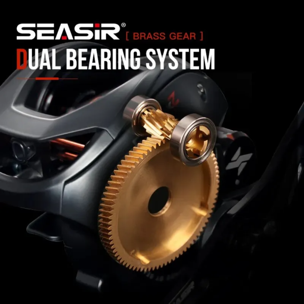 SEASIR Cast X2 Baitcasting Reel 7.3:1 - Imagem 2